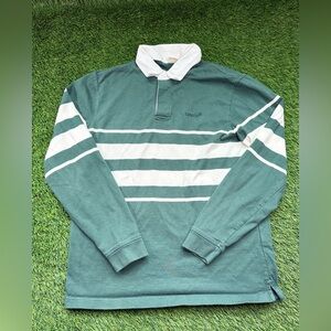 Levi’s Union Rugby Shirt Men’s size M Green/White